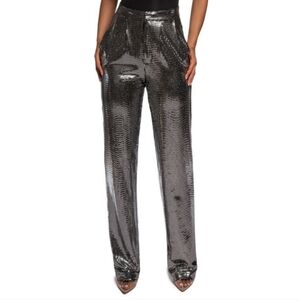 JLUXLABEL Silver Wide Leg Pants